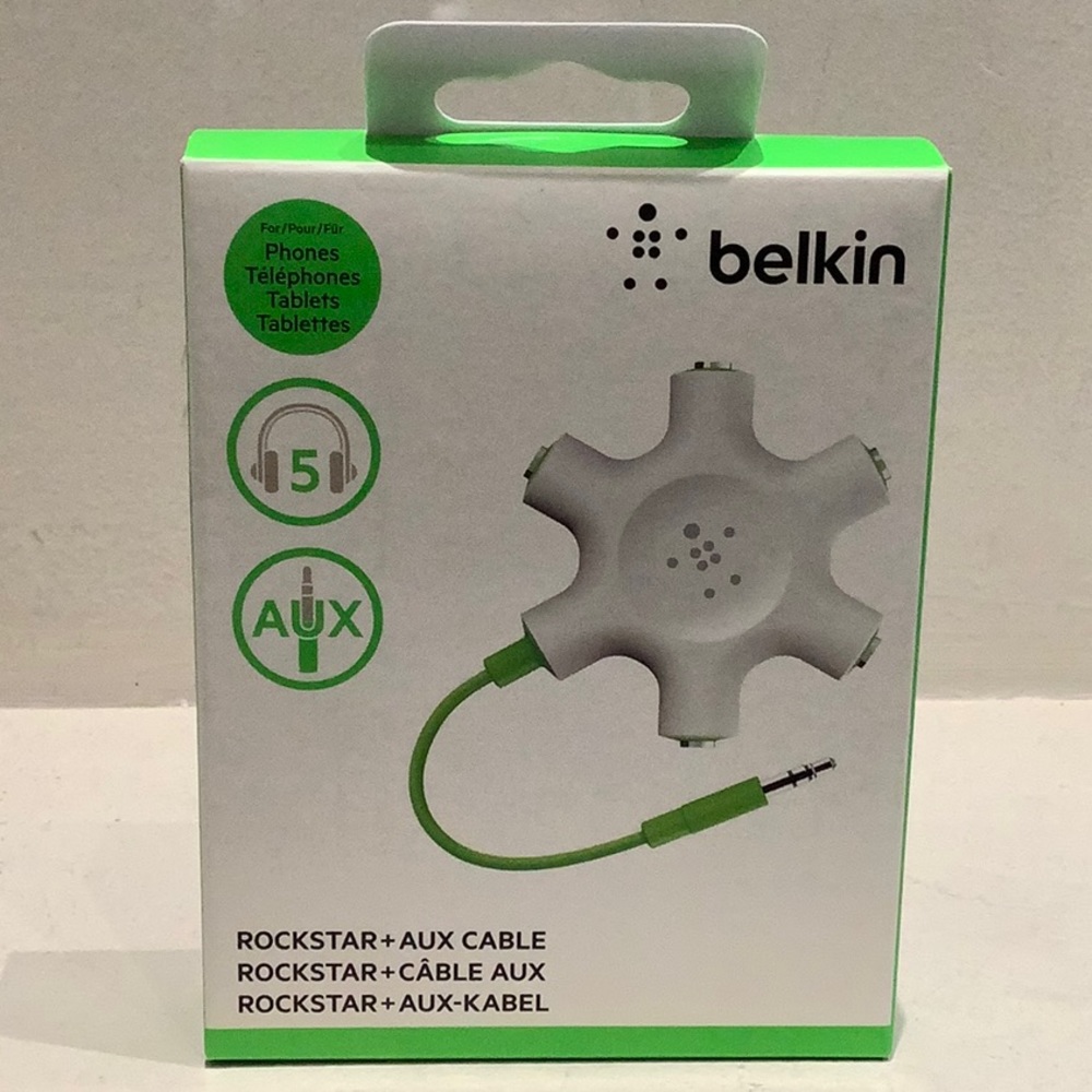 Belkin Rockstar Aux Cable for up to 5 headphones